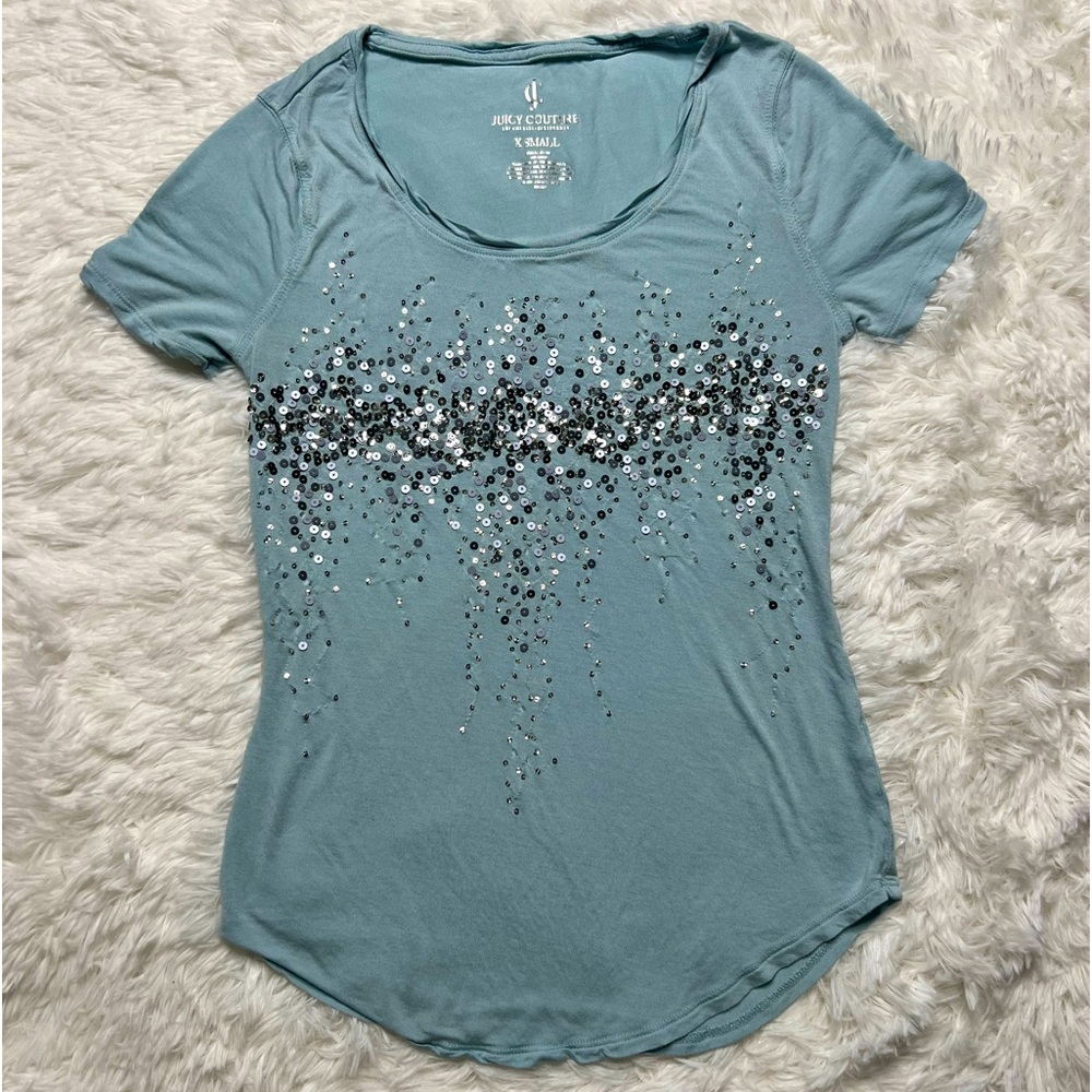 🍀Juicy Couture Women’s Shirt with Sequins Size XS
